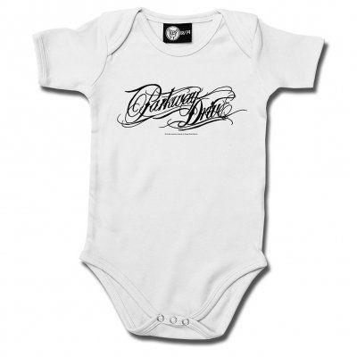 Parkway Products Logo - Logo. White Baby Body. Parkway drive merch
