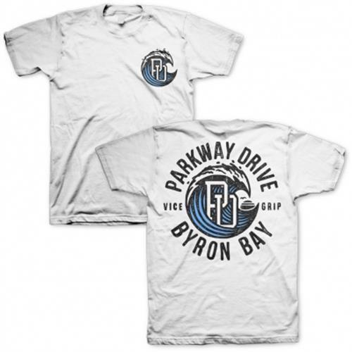 Parkway Products Logo - Blabbermouth | Wave (White) | Parkway Drive | T-Shirt
