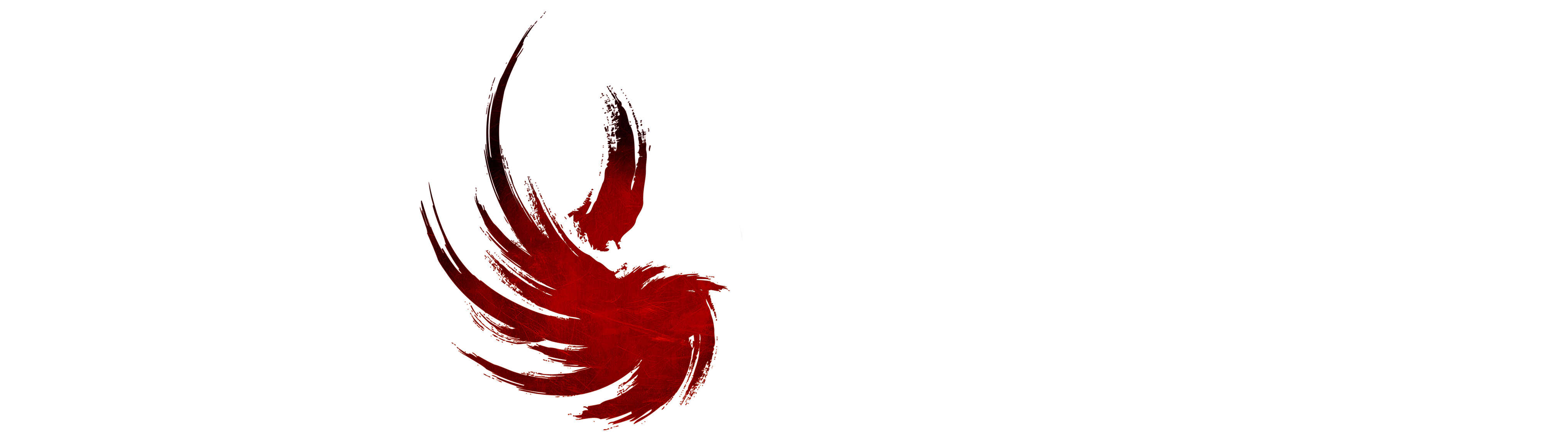 Red White Feather Logo - Two Feathers Studio