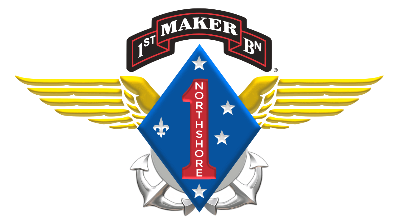 Blue Military Logo - color: Military + Makerspace Logo Design Stack