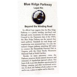 Parkway Products Logo - Blue Ridge Parkway Logo Lapel Pin by Eastern National