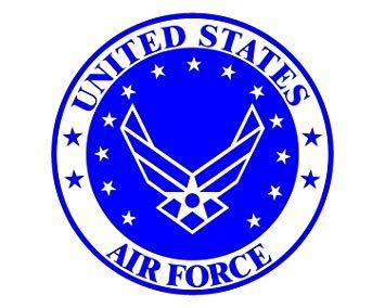 Blue Military Logo - Amazon.com: Morale Tags Air Force Seal USAF Emblem Logo Military 5 ...