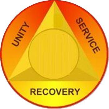 Unity Service Recovery Logo - Friends of Bill W. - The Circle and the Triangle 