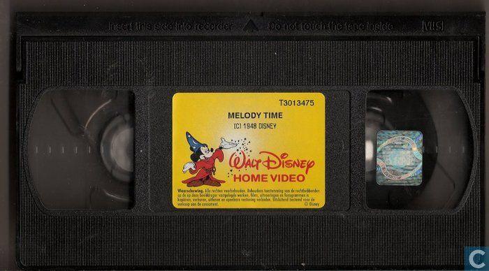 Melody Time Logo - Melody Time video tape