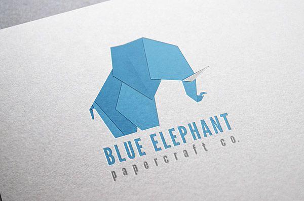 Blue Elephant Logo - Logo Design & Branding - Blue Elephant on Behance
