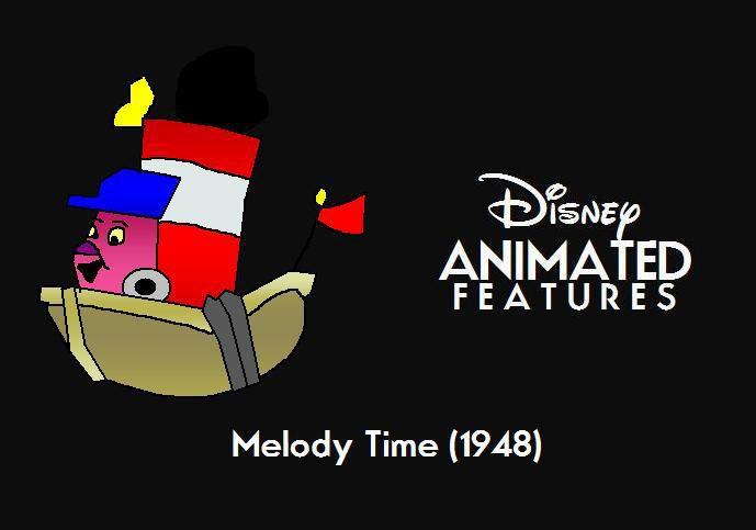 Melody Time Logo - Disney Animated Features - Melody Time 1948 by ESPIOARTWORK-102 on ...