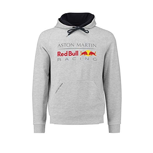 Grey with Red Lining Logo - Amazon.com: Red Bull Racing Aston Martin Formula 1 Men Gray ...