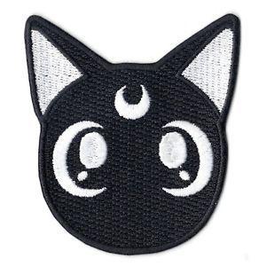 Black Cat Logo - Anime Sailor Black Cat Logo Embroidered Iron On Patch 638126363749 ...