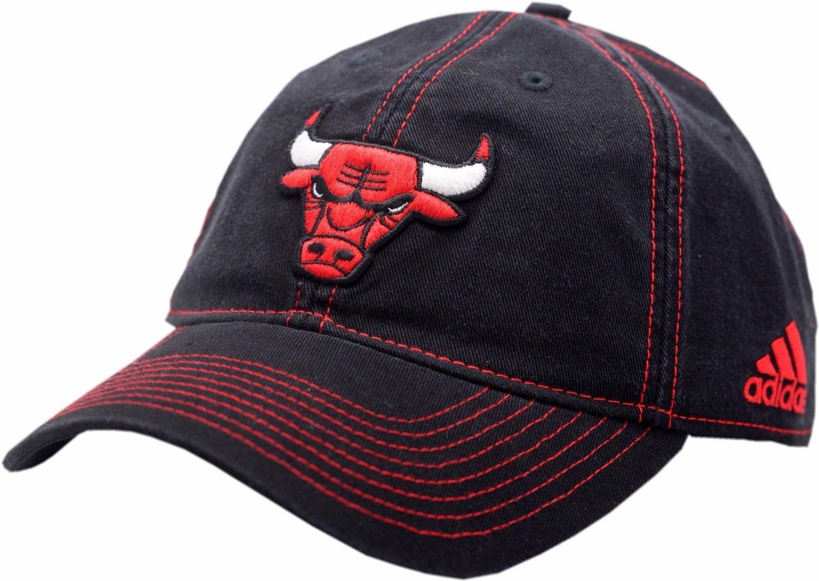Grey with Red Lining Logo - Chicago Structured Bulls Hat Buckle Back Structured Chicago Logo ...