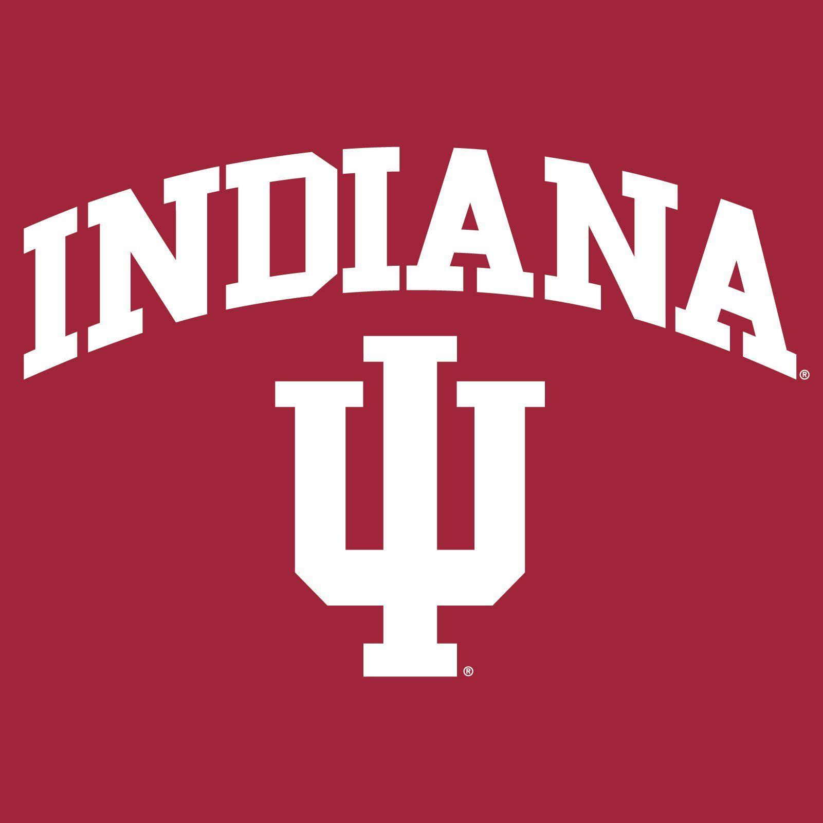 Inidiana Logo - Indiana University Hoosiers Arch Logo Tank - Cardinal