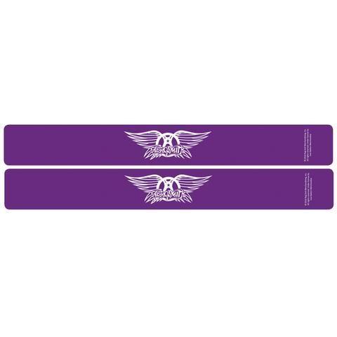 Purple and White w Logo - Slap Bands