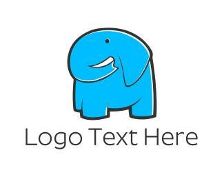 Blue Elephant Logo - Elephant Logo Maker | Best Elephant Logos | Page 4 | BrandCrowd