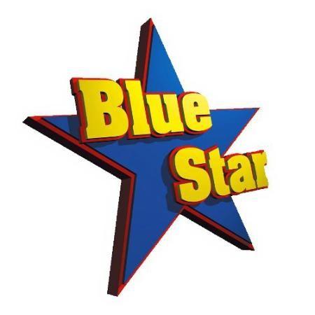 Blue Star Logo - logo of Bowling Blue Star, Sumperk