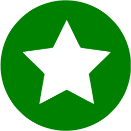 Green Circle Star Logo - Green star 6 icon - Free green star icons
