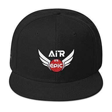 Epic Air Logo - DR. EPIC AIR 3 Wings Flight - Snapback Hat V1 at Amazon Men's ...