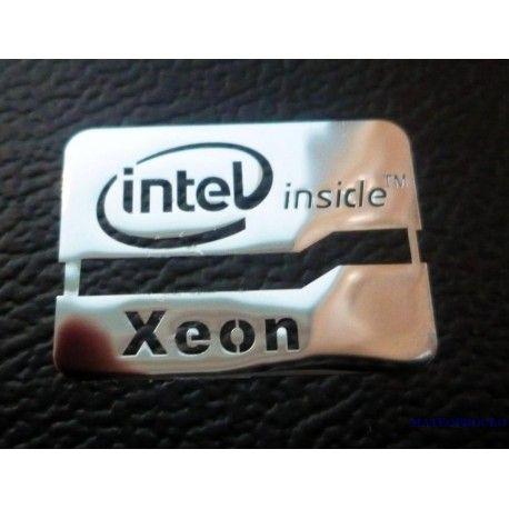 Xeon Logo - Intel XEON Label Sticker Badge Logo metal chrome