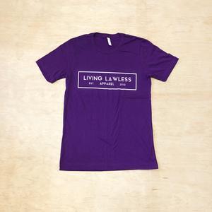 Purple and White w Logo - All – LivingLawlessApparel