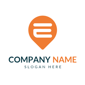 Orange Letter E Logo - Free E Logo Designs. DesignEvo Logo Maker