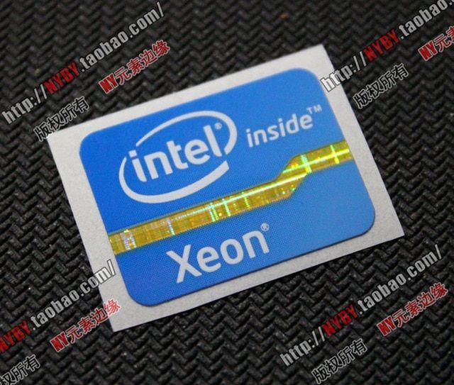 Xeon Logo - Server label stickers new arrival intel xeon computer the sign logo