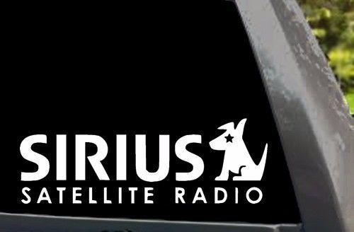 Sirius Radio Logo - Car Styling For Sirius XM Radio Logo Car Window Truck Laptop Vinyl