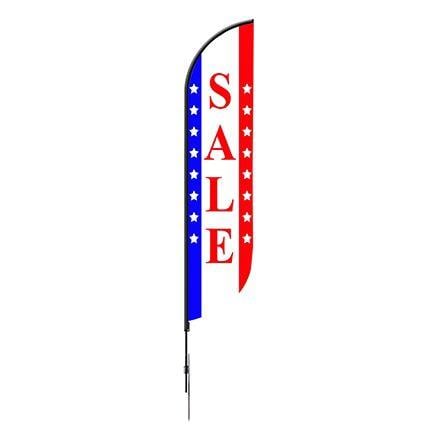 Red White Feather Logo - Pre-Printed Sale Feather Flag - Red, White & Blue| Sale of The Month ...