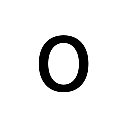 Cool Letter O Logo - Cyrillic Small Letter O Unicode Character U+043E