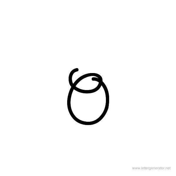 Cool Letter O Logo - Cool Alphabet Gallery - Free Printable Alphabets | LETTER GENERATOR NET