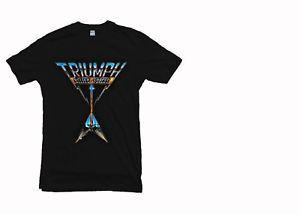 Triumph Band Logo - TRIUMPH Allied Forces Hard Rock Band Legend T Shirt Mens Clothing