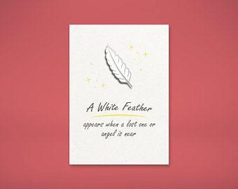 Red White Feather Logo - White feather | Etsy