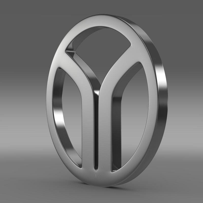 Yugo Logo - Yugo Logo 3D Model in Parts of auto 3DExport