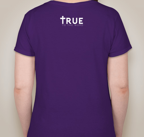 Purple and White w Logo - True To The Word Apparel | True To The Word Logo || Purple w/ White ...