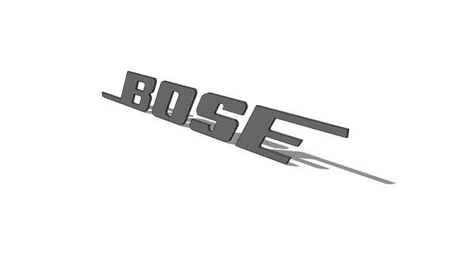 Bose Logo - Bose Logo | 3D Warehouse