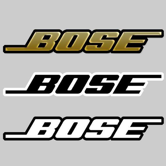 Bose Logo - Bose logo Sticker Decal 6.0 x 0.90 dual colors | Etsy