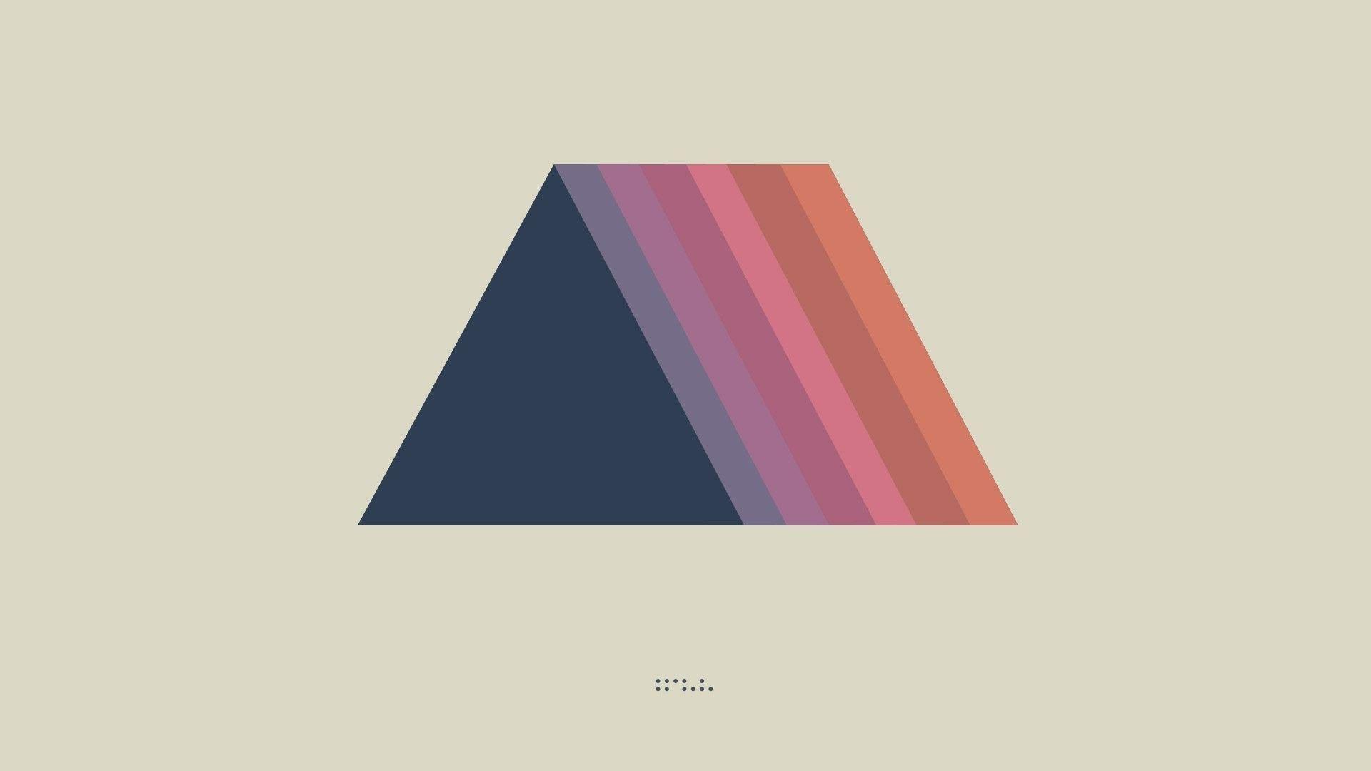 Orange Triangle with Circle Logo - Wallpaper : illustration, red, purple, violet, text, logo, blue ...