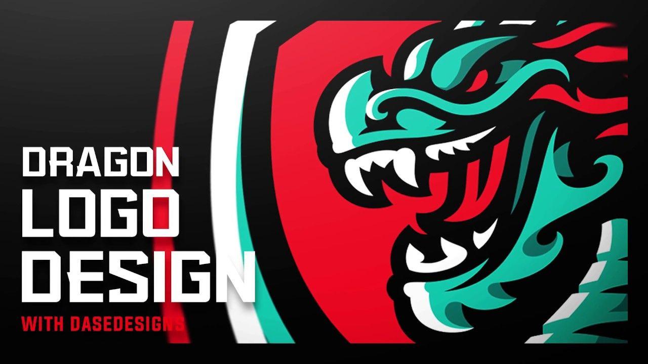 Chinese Dragon Logo - Chinese Dragon eSports Logo. Adobe Illustrator Sports Logo