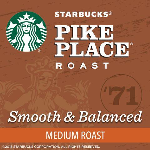 Medium Printable Starbucks Logo - Starbucks Pike Place Medium Roast Ground Coffee, 40 oz. - BJs ...