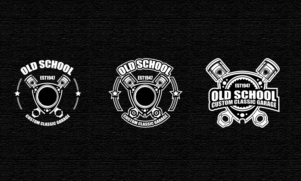 Old School Garage Logo - Logo Design (Design ) submitted to Old School Custom Classic