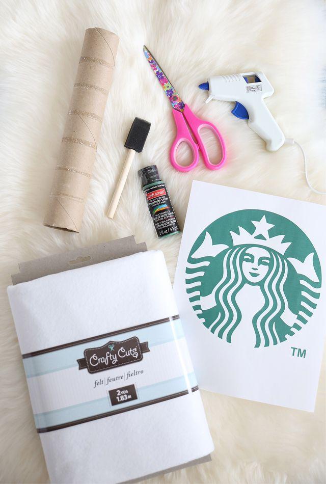 Medium Printable Starbucks Logo - Last Minute DIY Halloween Costume