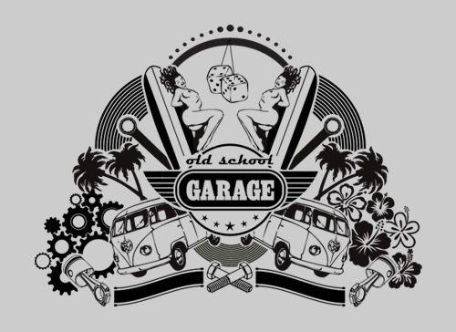 Old School Garage Logo - Old School Garage