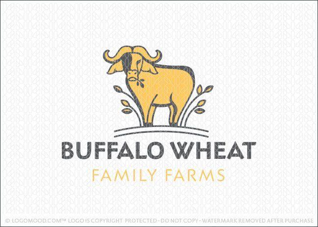 Sleek Farm Logo - Buffalo Wheat Farm. Bakery and Food and Drink Logo Designs