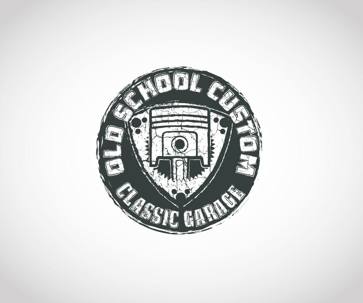 Custom Garage Logo - Bold, Professional, Graphic Designer Logo Design for Old School ...