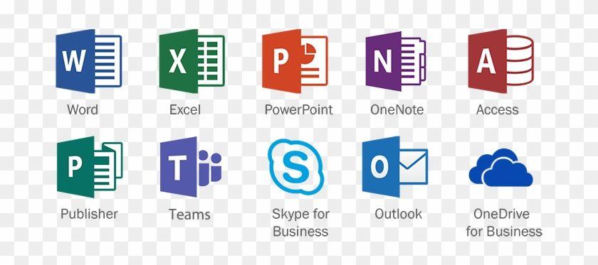 Microsoft Office 365 Application Logo - Microsoft Office 365 Icons With Names Teams - Office 365 ...