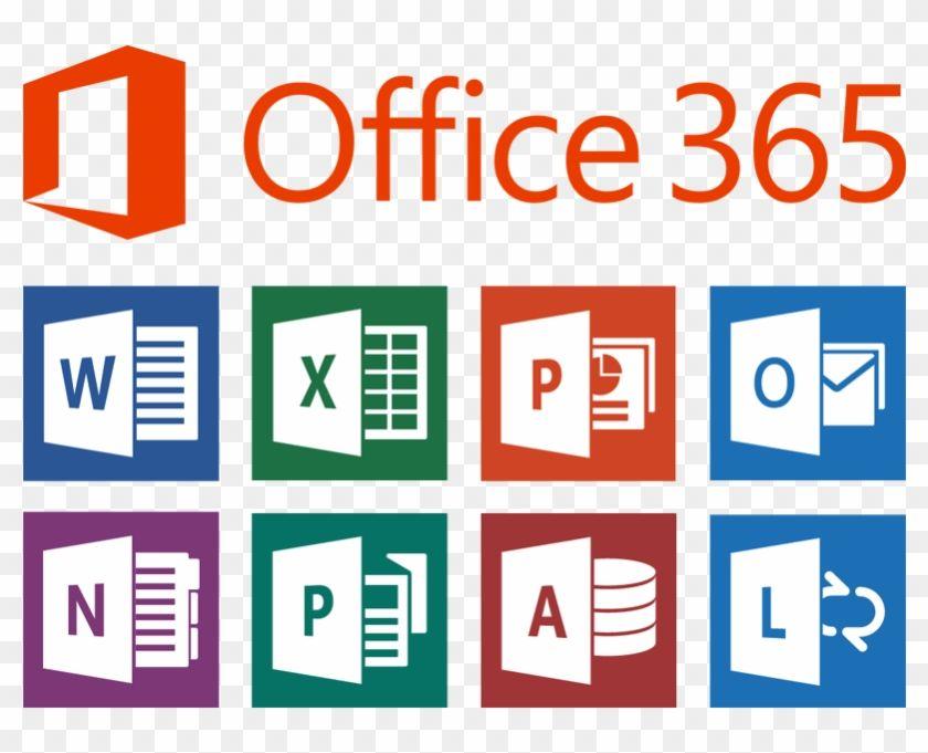 Microsoft Office 365 Application Logo - Microsoft Office 365 Apps - Ms Office Icons Vector - Free ...
