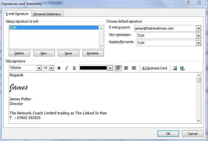 LinkedIn Hyperlink Logo - How to add a LinkedIn signature button to your email in Outlook ...