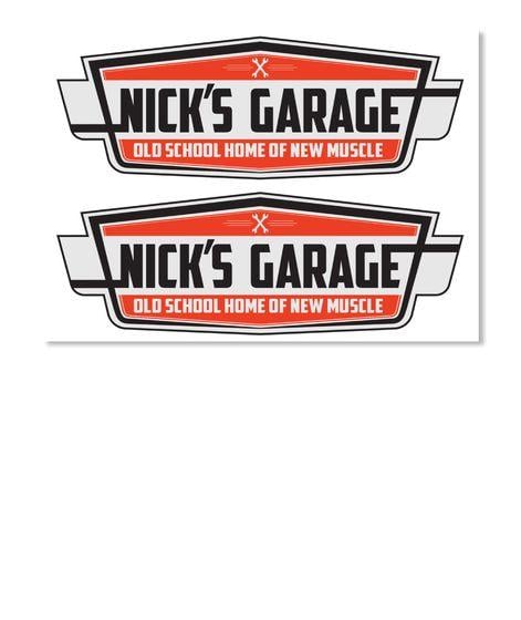 Old School Garage Logo - Nick's Garage Logo Double'S GARAGE OLD SCHOOL HOME OF NEW