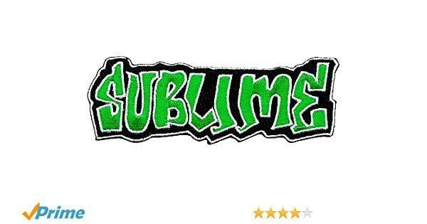 Sublime Logo - Amazon.com: SUBLIME Logo Patch Embroidered Iron On Ska Punk Reggae ...