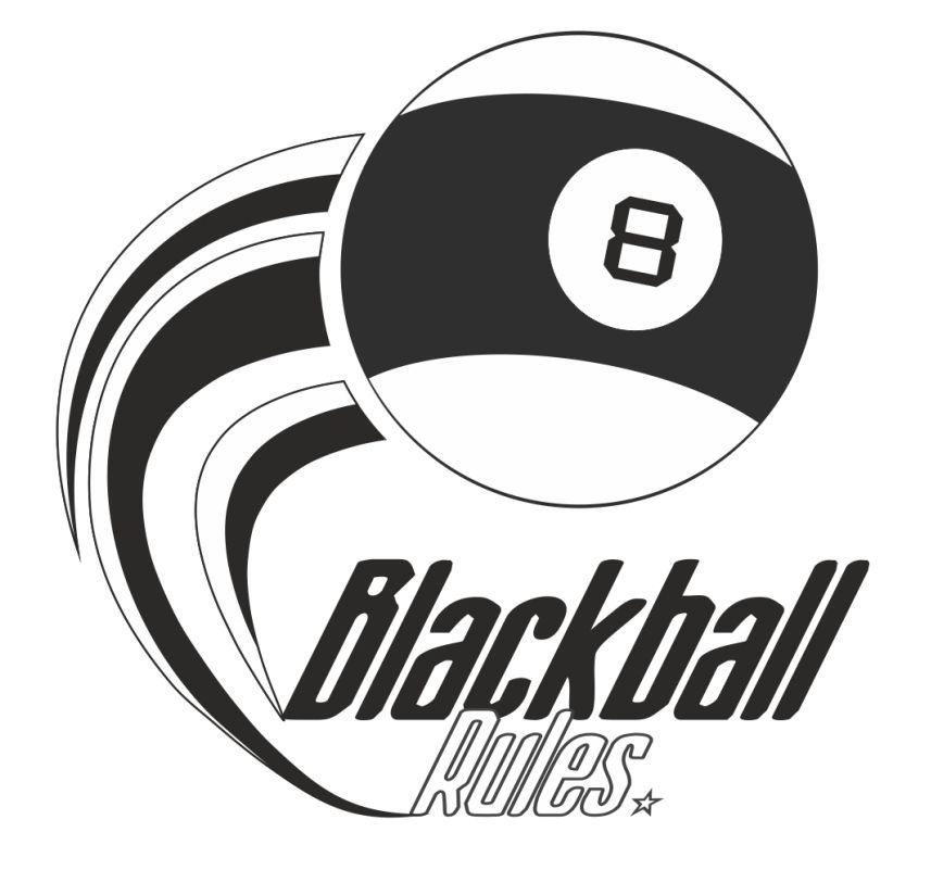 Black Ball Logo - Blackball rules - Golden 8 Ball