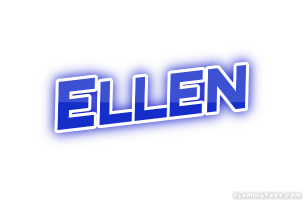 Ellen Logo - United States of America Logo. Free Logo Design Tool from Flaming Text