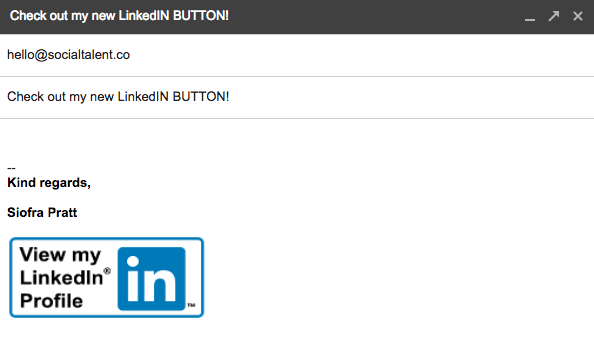 My LinkedIn Logo - How to Add a LinkedIn Button to Your Gmail Signature