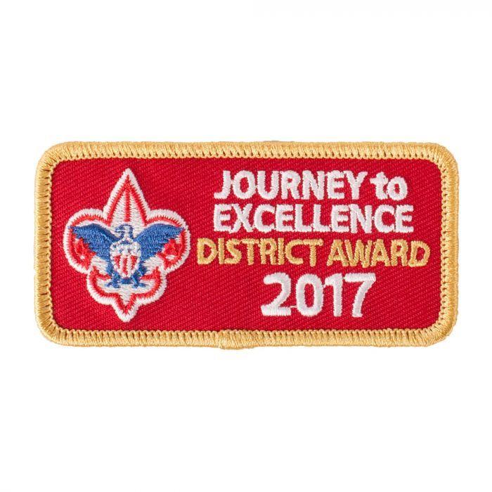 Gold and Red M Logo - JTE 2017 Gold District Award | Boy Scouts of America